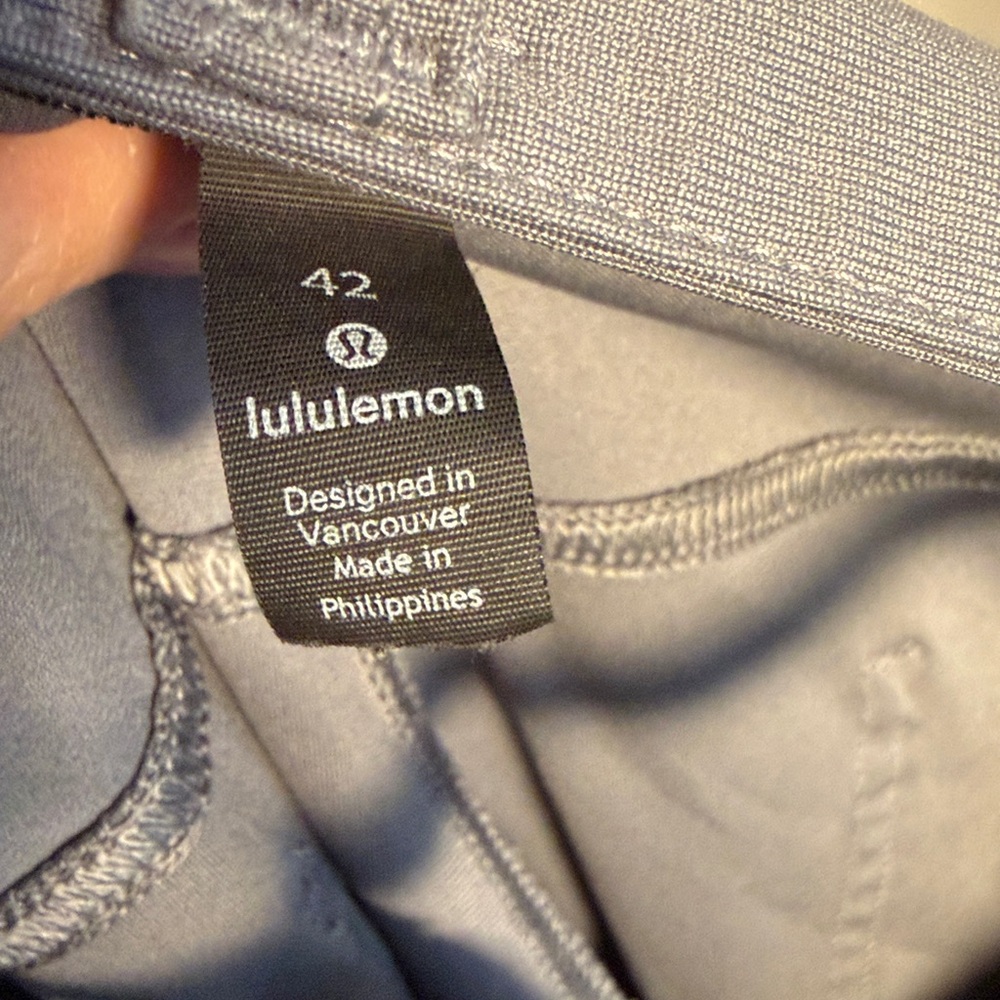Lululemon Men’s ABC‎ Pant Classic Warpstreme Asphalt Grey Size 42 x 34 - Picture 5 of 6